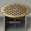 Zurn Round - 5" Diameter - Floor Drain Cover with Lock and Stop Drain Lock