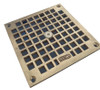 Smith Square - 5" x 5" Drain Cover with Lock and Stop Drain Lock
