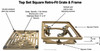 Top Set Retro-Fit Grate & Frame - specs