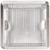 8.5" x 8.5" x 3" Stainless Steel Perforated Drain Bucket for floor sinks