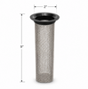 Stainless Steel Floor Drain Strainer - MESH -  2 inch drain x 9 inch long