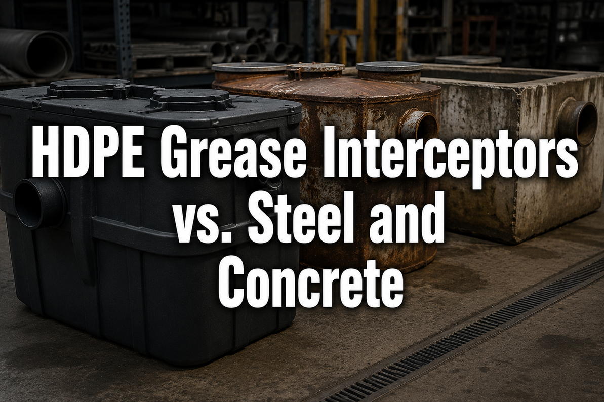 Why Contractors and Jurisdictions Are Moving Toward HDPE Grease Interceptors