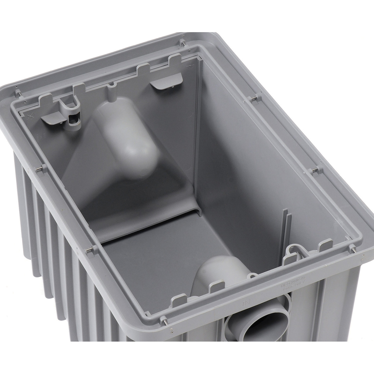 Regency 30 lb. 15 GPM Grease Trap with 2 Non-Threaded Connections