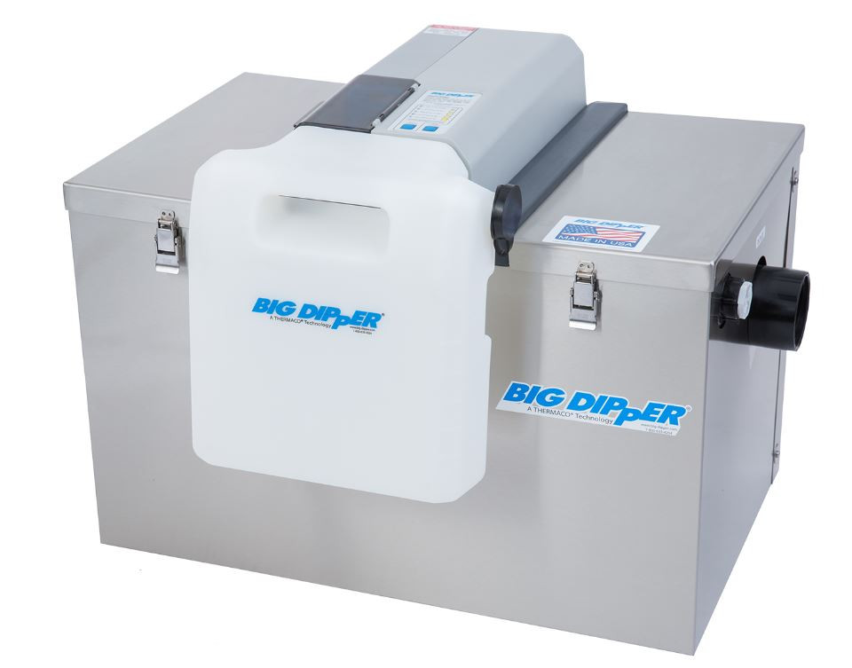 Big Dipper W350-IS Automatic Grease Trap (35 GPM) - Drain  