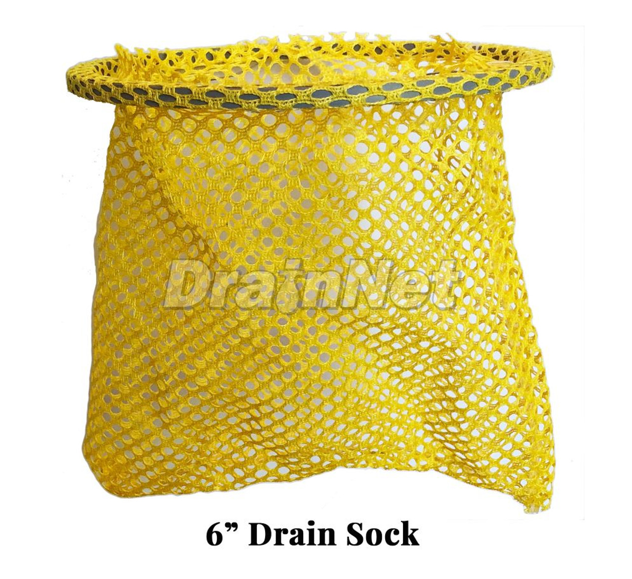6" drain sock for commercial drains