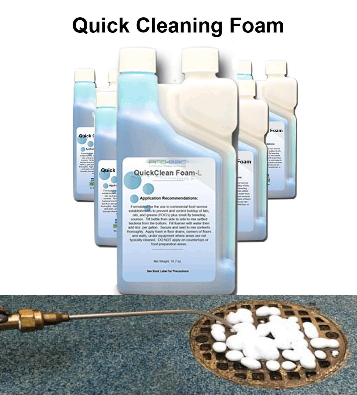 QuickClean Foam L (case of 6)