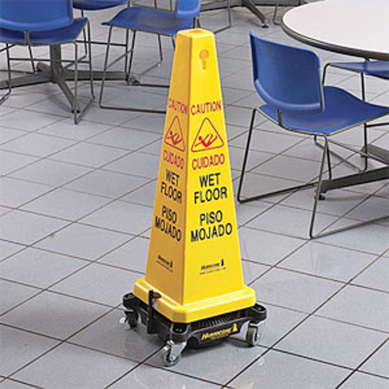 Commercial Floor Dryer Safety Cone (cordless) - Drain-Net Technologies