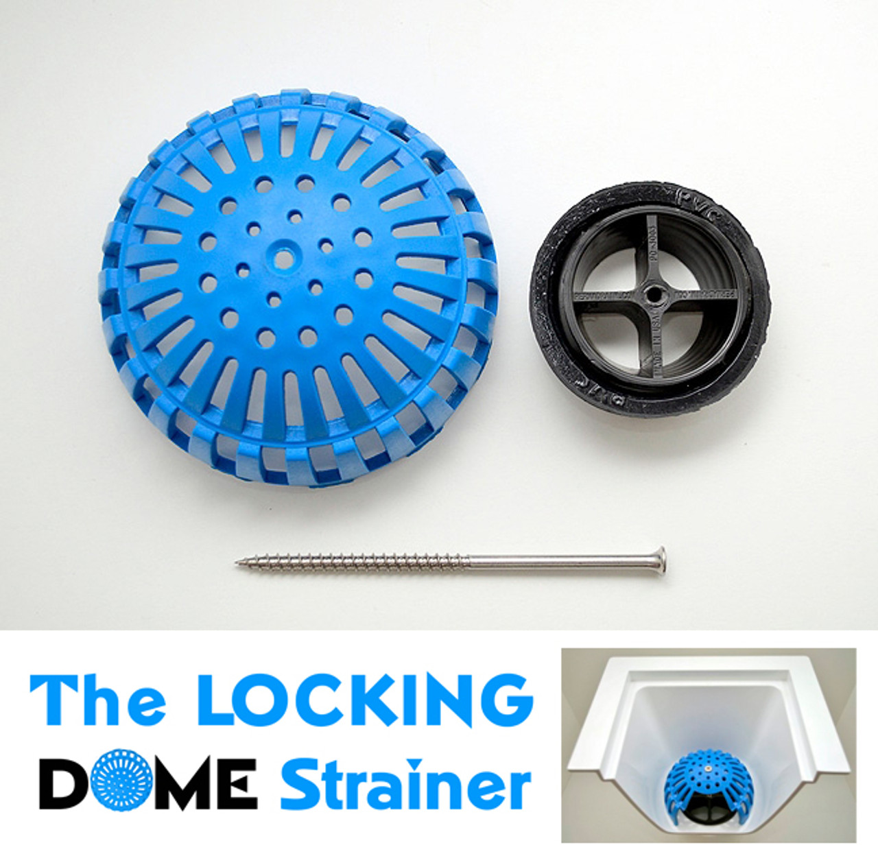Locking Dome Strainer Kit - 2 inch