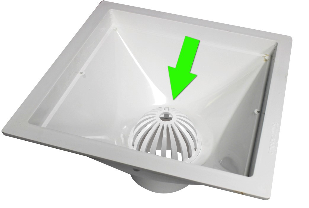 Floor Sink Replacement Dome Strainer 5 inch - Drain-Net Technologies