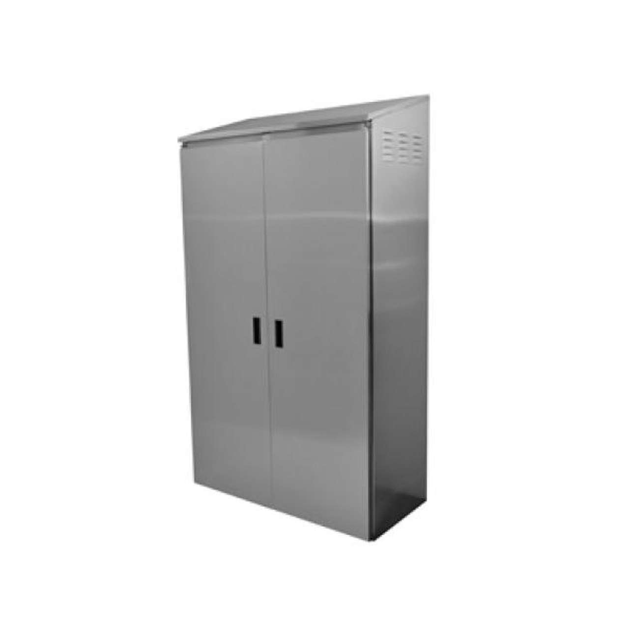 Double Width Mop Sink Cabinet, Stainless Steel, 16" x 20"