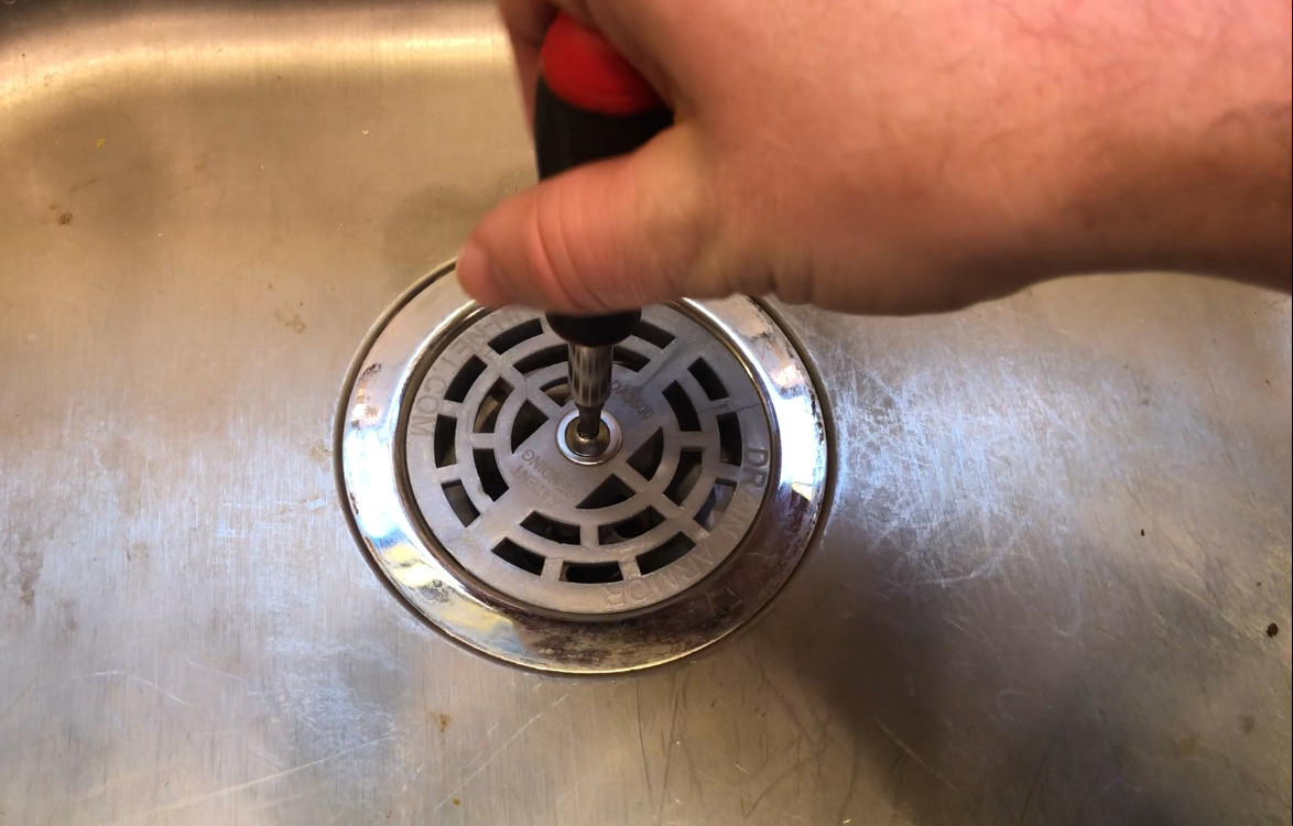 Drain Armor Compartment Sink Locking Drain Strainer