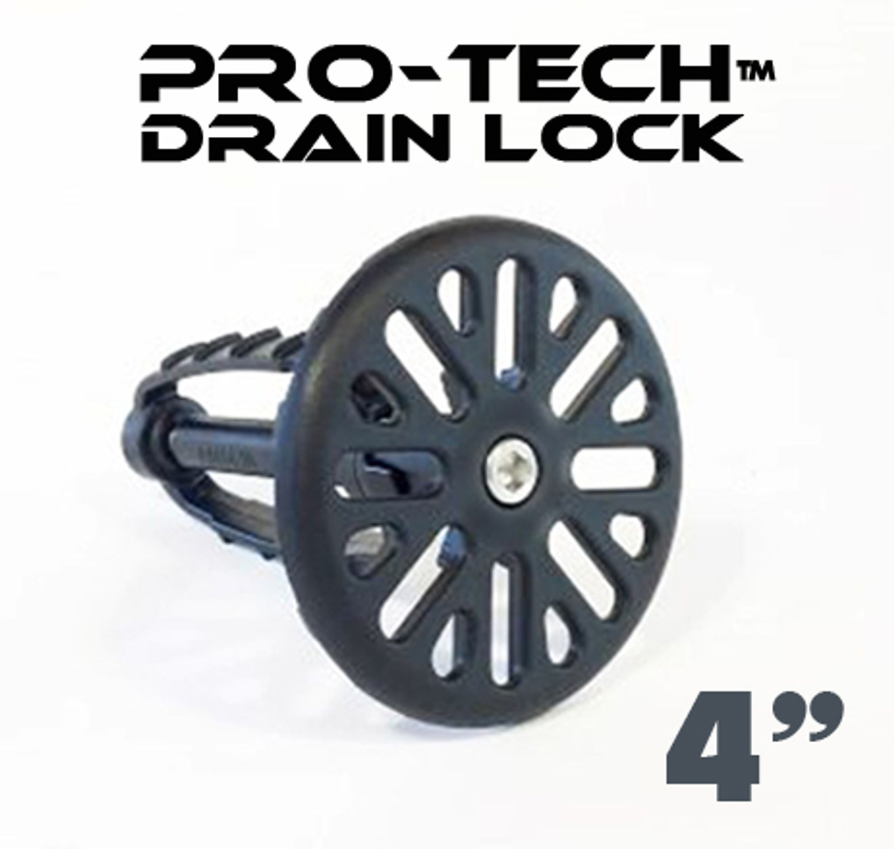 Pro-Tech Drain Lock Flat 4"