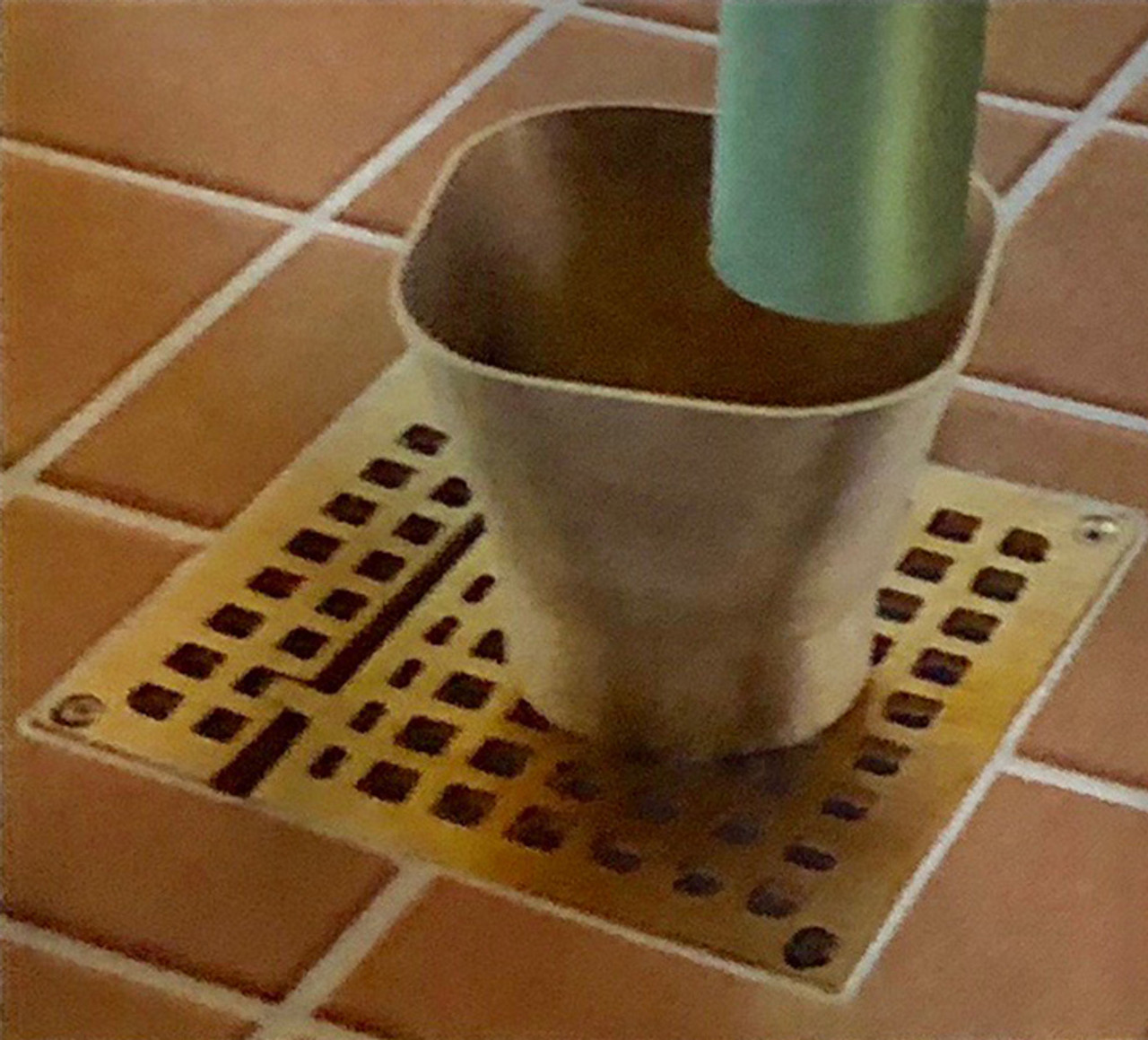 floor drain funnel attachment