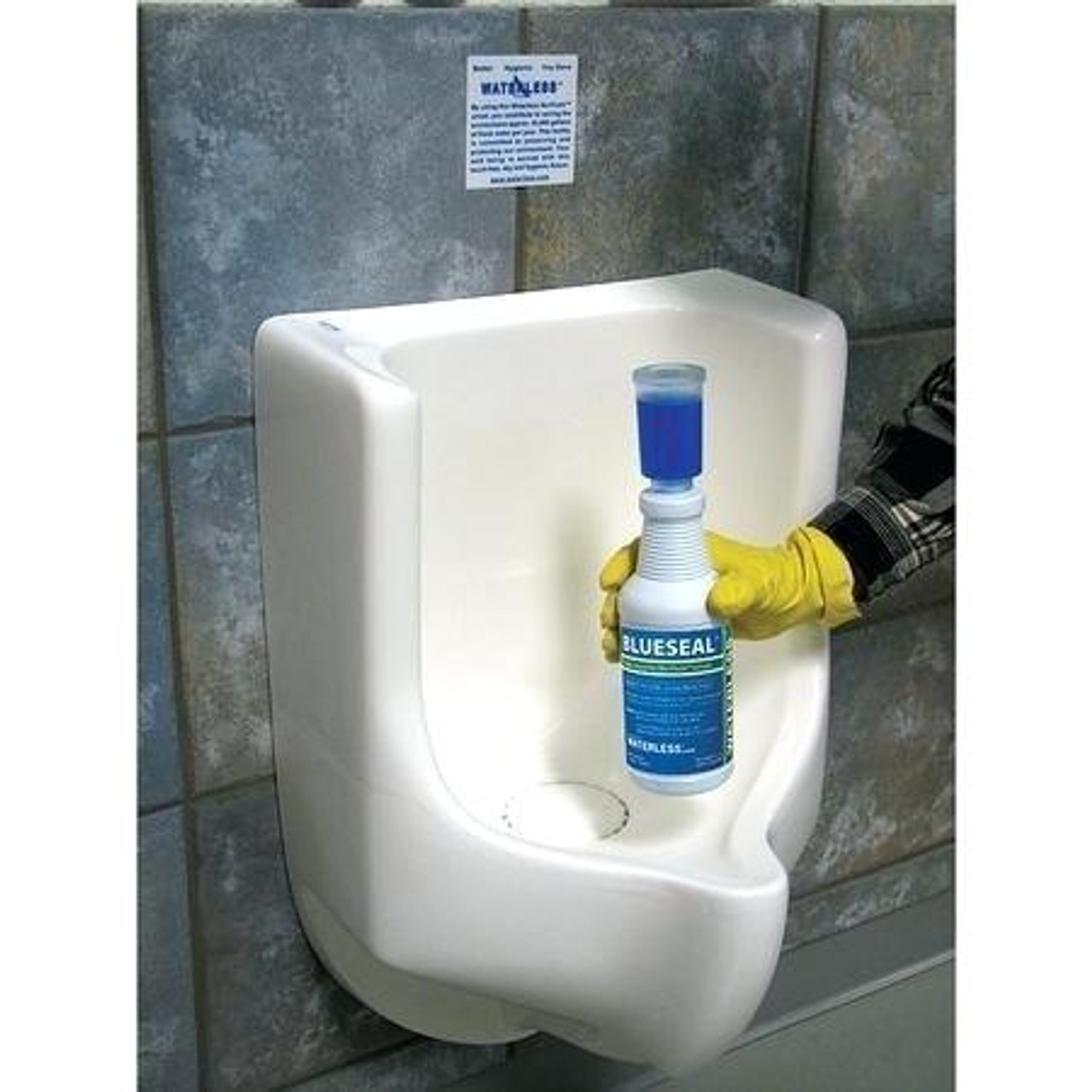 BlueSeal Waterless Urinal Trap Liquid Odor Eliminator
