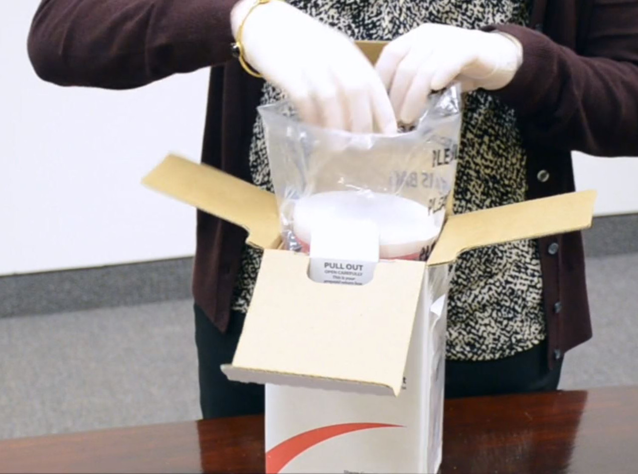 Secure Needle Disposal System for public restrooms, 1 Quart Wall Mount