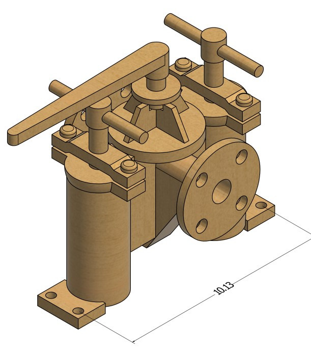 72-30F BRONZE Duplex Strainer (replacement for Kraissl Twin Filter