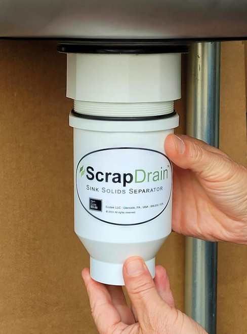 ScrapDrain™ – Capture Solids in Commercial and residential Sinks