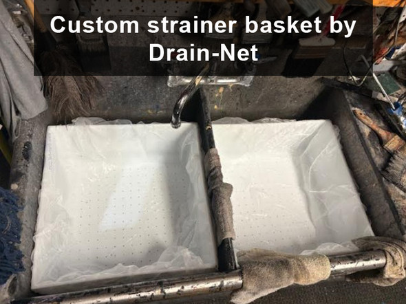 Custom Pre-Rinse Sink Strainers