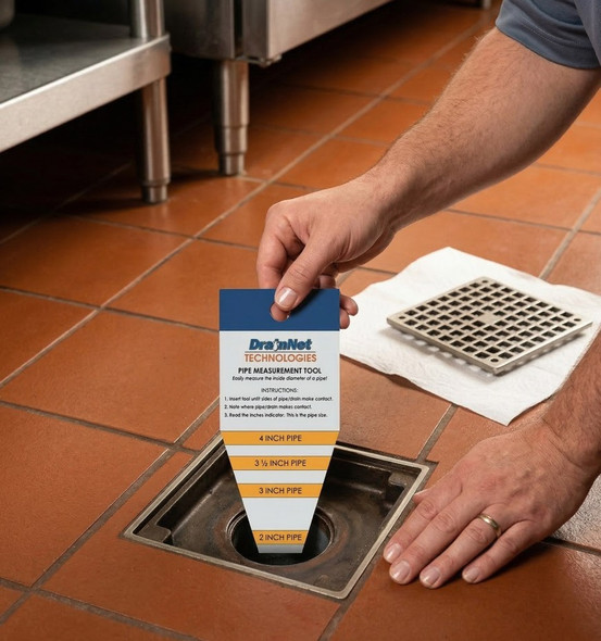 Drain Pipe  Measuring Tool