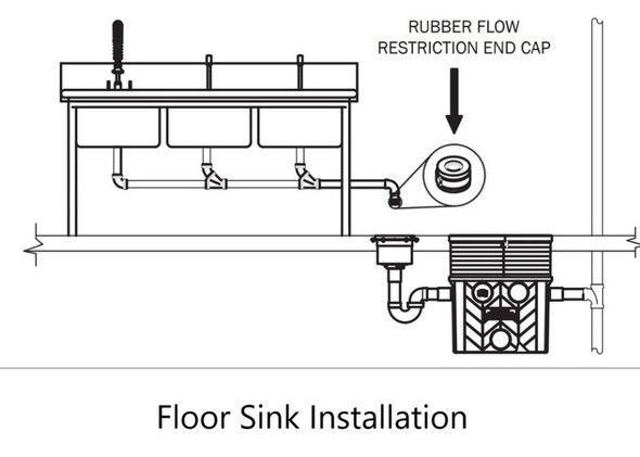 LIL-20-O Lil Max HDPE Oil Interceptor - 16 Gallons