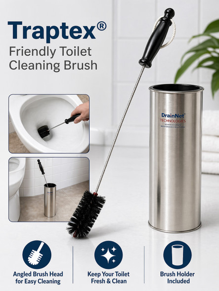 Traptex® Friendly Toilet Cleaning Brush