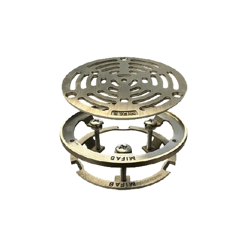 Top Set Retro-Fit Grate & Frame - 5 inch Round