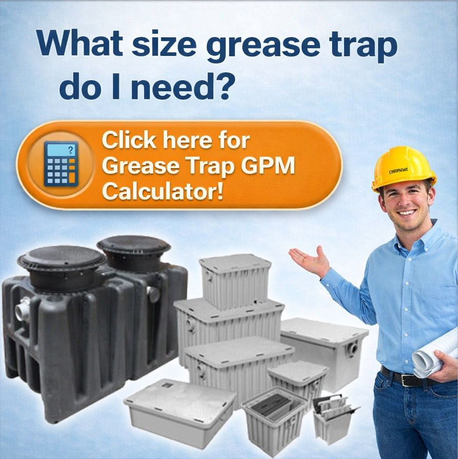 what size grease trap do i need