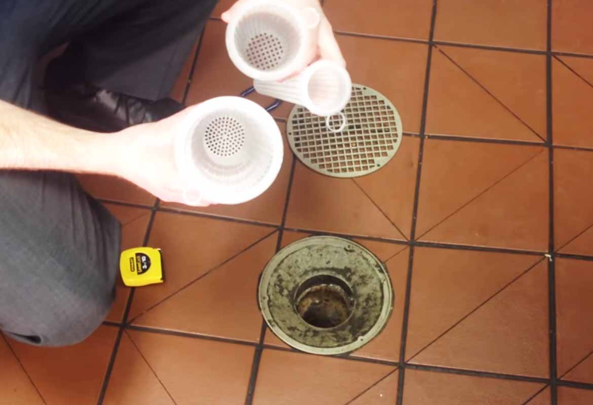 Commercial Drain Brush to clean facility floor drains and unclog blocked  drains - Drain-Net