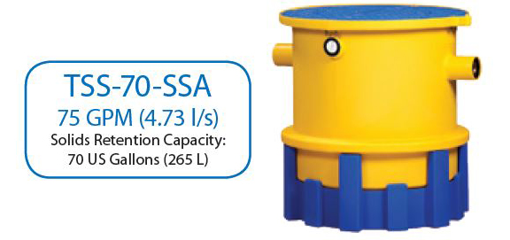 TSS-70-SSA Trapzilla Solids Separator