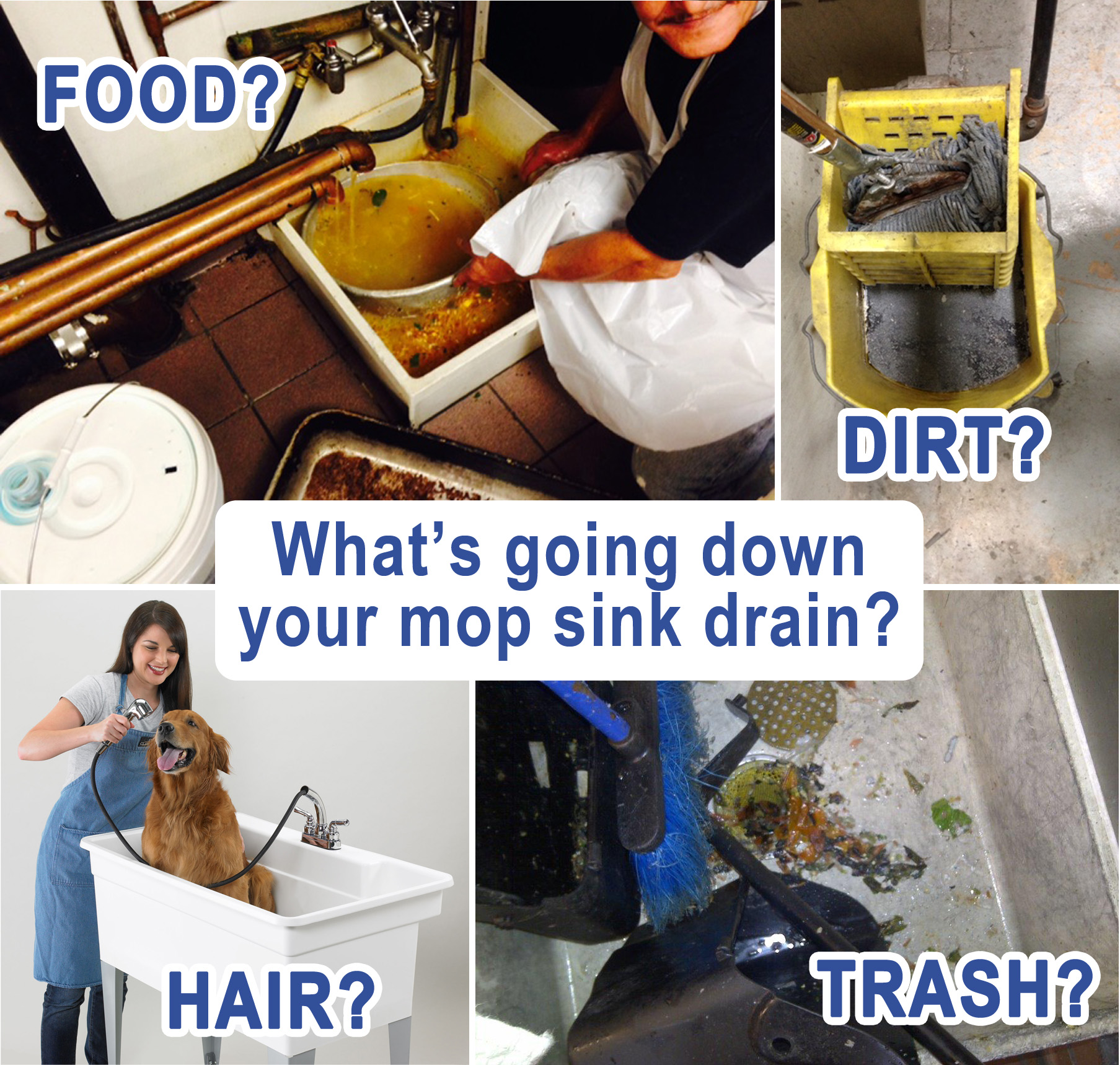 How to deal with a clogged mop basin Technologies