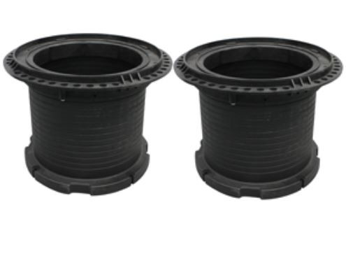Extension Riser Pair - 18 inch for Endura XL Grease Interceptor - Drain ...