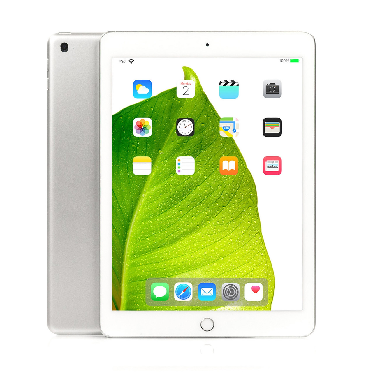 iPad Air2 Wi-Fi 64GB Silver MGKM2J/A初期は100％ですが - タブレット