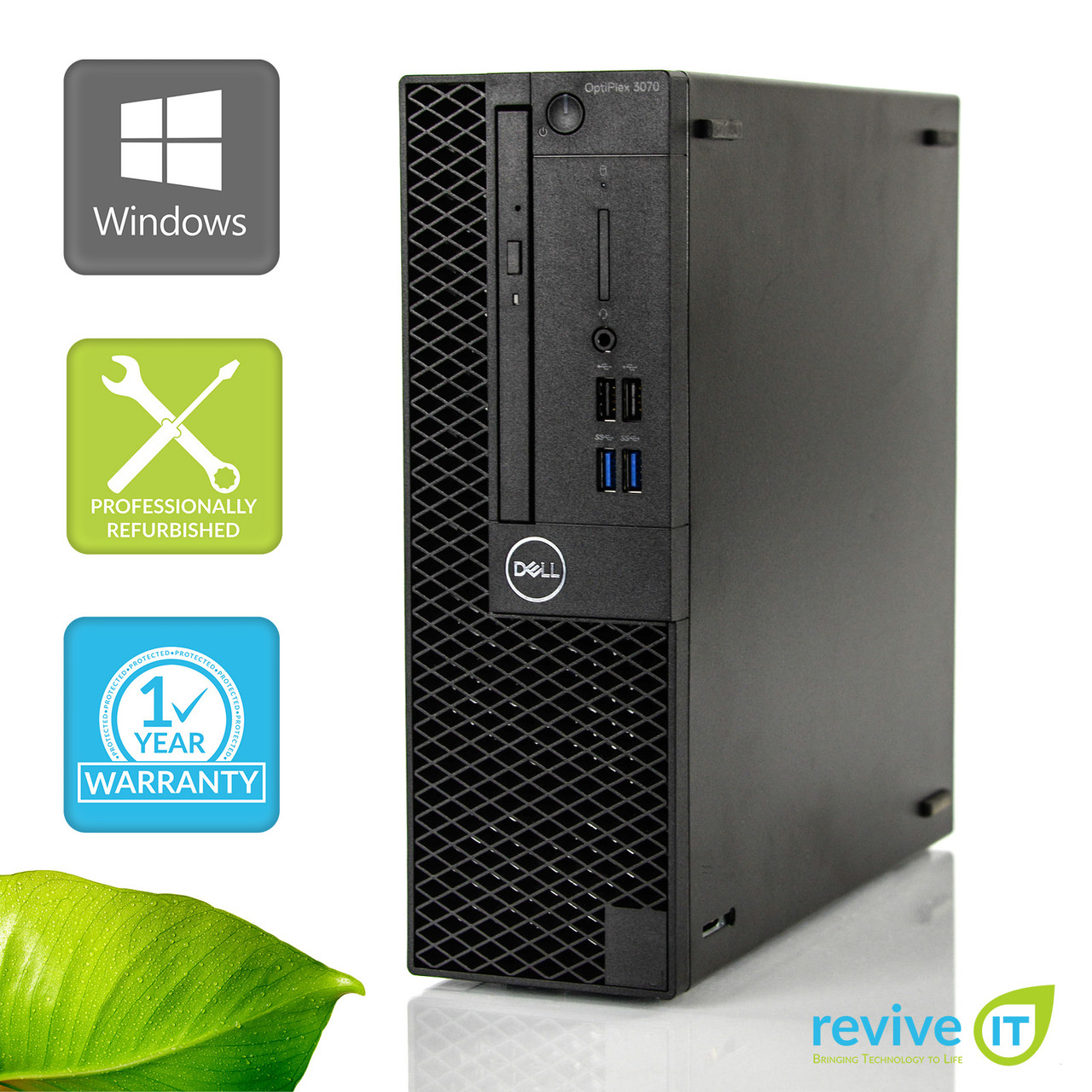 Dell Optiplex 3070 SFF i5-9500 3.0GHz 8GB 256GB SSD Win 10 Pro 1 Yr Wty