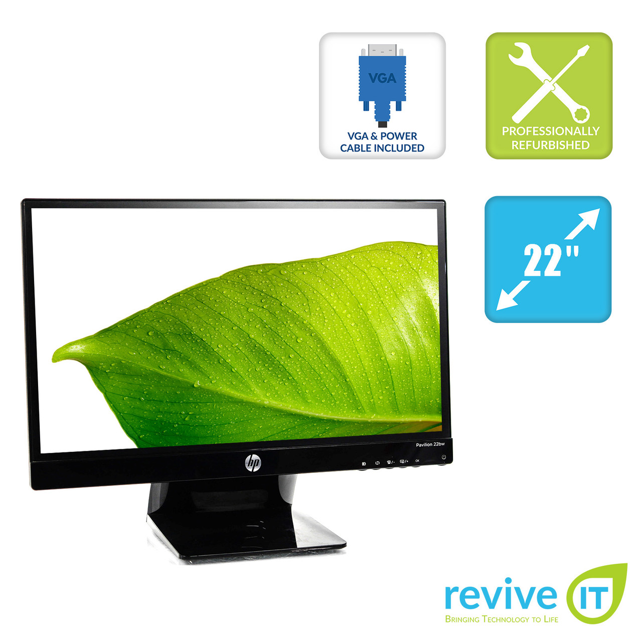 hp pavilion 22bw ips led backlit monitor