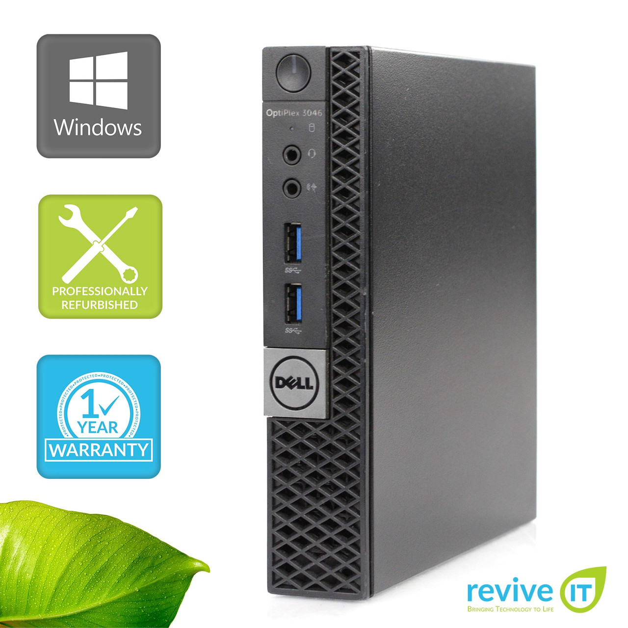 Dell Optiplex 3046 Desktop Micro i5-6500T 2.50GHz 8GB 256GB SSD Win 10 Pro  1 Yr Wty