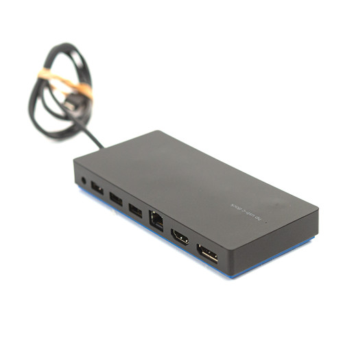 HP Elite USB-C TPA-B01 Docking Station USB 3.0 HDMI DP 841575-001 / 844549-001 / Y0K80AA#ABA - w/ 65w Adapter HP Elite USB-C TPA-B01 Docking Station USB 3.0 HDMI DP 841575-001 / 844549-001 / Y0K80AA#ABA - w/ 65w Adapter