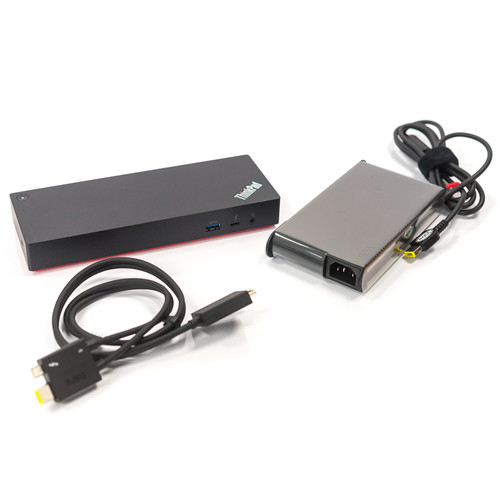 Lenovo ThinkPad Thunderbolt 3 Workstation Dock Gen 2 40AN Docking Station SD20M70247 03X7538 DK1841 w/ USB-C Cable & 230w AC Adapter Lenovo ThinkPad Thunderbolt 3 Workstation Dock Gen 2 40AN Docking Station SD20M70247 03X7538 DK1841 w/ USB-C Cable & 230w AC Adapter