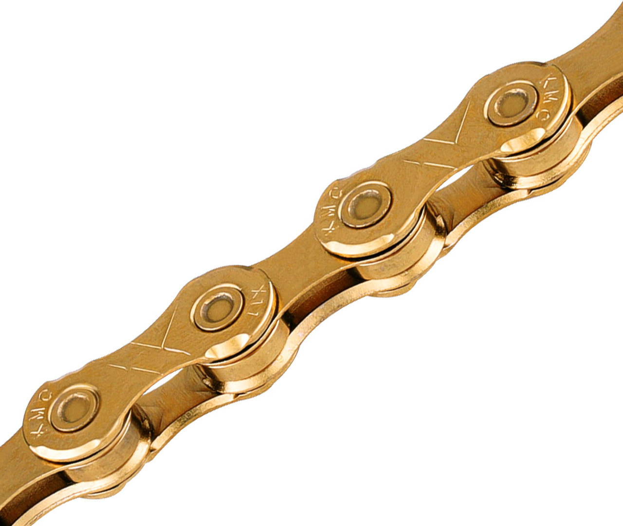 10-Speed 116 Links KMC X10 Chain Gold 