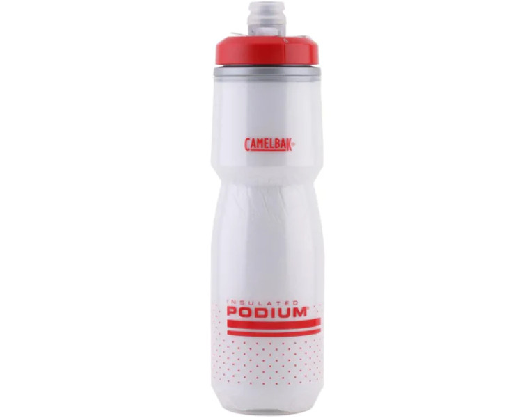 CAMELBAK PODIUM CHILL 710ML24OZ INSULATED BOTTLE (FIERY REDWHITE)