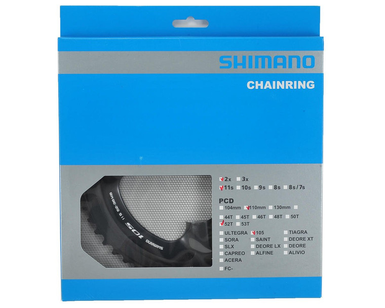 Shimano 105 Chainring 52T Round 110BCD