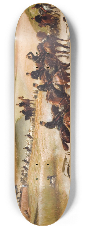 Henri Stanislas Rouart - Mobilizing the Canons 8.25 inch art skate deck Henri Stanislas Rouart - Mobilizing the Canons 8.25 inch art skate deck
