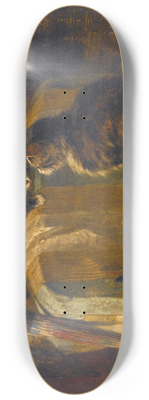 Henritte Ronner-Knip - Kittens At Play 8.25 inch art skate deck