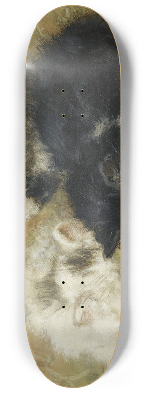 Henritte Ronner-Knip - Three kittens 8.25 inch art skate deck