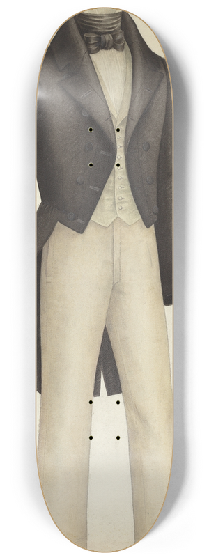 Henry De Wolfe - Boys Coat and Trousers 8.25 inch art skate deck