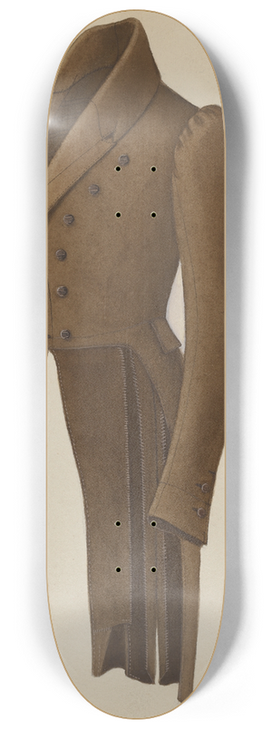 Henry De Wolfe - Mans Coat 8.25 inch art skate deck