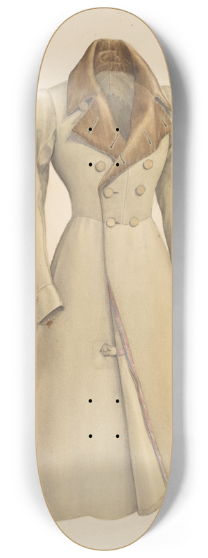 Henry De Wolfe - Mans Top Coat 8.25 inch art skate deck