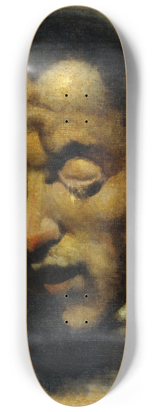 Henry Fuseli - Head of a Damned Soul from Dantes Inferno 8.25 inch art skate deck