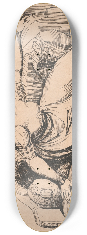 Henry Fuseli - O Evening thou Bringest All 8.25 inch art skate deck
