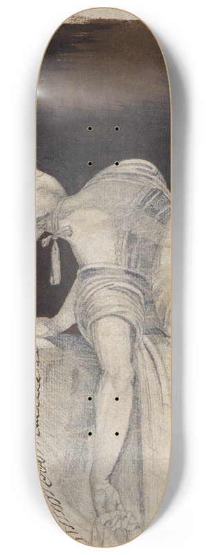 Henry Fuseli - Two Girls At A Cabin Window 8.25 inch art skate deck