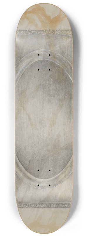 Alfred Nason - Silver Platter 8.25 inch art skate deck